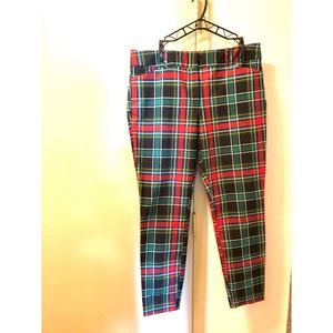 7th Avenue Design Studio NY & Company Plaid Pants